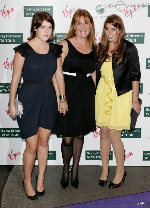 Les princesses et leur maman Sarah Ferguson. 18/06/09