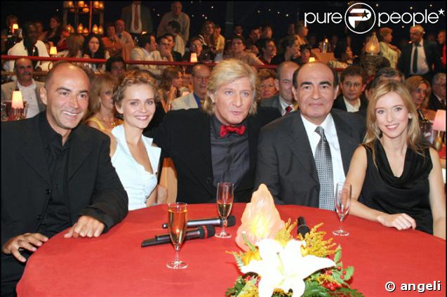 Patrick Bosso, Patrick Sebastien, Philippe Khorsand et Léa Drucker en 2003 