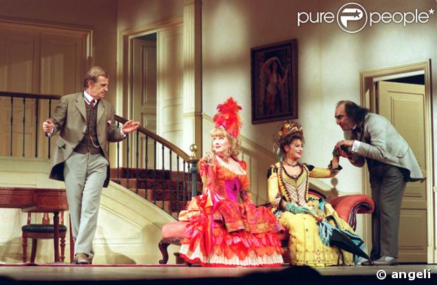 Jean Paul Belmondo et Philippe Khorsand sur scène...