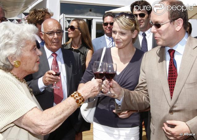 Albert de Monaco et Charlene Wittstock à Bordeaux pour Vinexpo