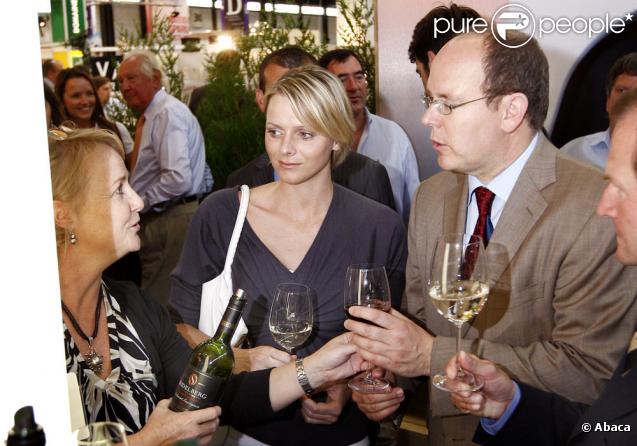 Albert de Monaco et Charlene Wittstock à Bordeaux pour Vinexpo