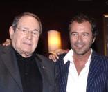 Robert Hossein, Bernard Montiel, Hermine de Clermont-Tonnerre et Gabrielle Lazure lors de la première de Dogfight à Paris le 22 juin 2009