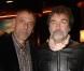 Laurent Zimmermann et Olivier Marchal lors de la première de Dogfight à Paris le 22 juin 2009