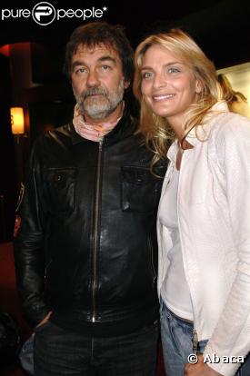 Olivier Marchal et Sarah Marshall lors de la première de Dogfight à Paris le 22 juin 2009