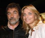 Olivier Marchal et Sarah Marshall lors de la première de Dogfight à Paris le 22 juin 2009