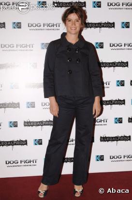 Agathe de la Boulaye lors de la première de Dogfight à Paris le 22 juin 2009