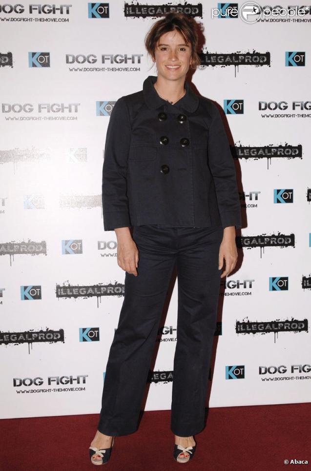 Agathe de la Boulaye lors de la première de Dogfight à Paris le 22 juin 2009