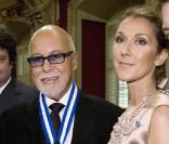 Céline Dion et René Charles assistent à la décoration de René Angelil dans l'Ordre national du Québec. 17/06/09 