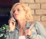 Reese Witherspoon sur le tournage de How do you do ? à Washington le 25 juin 2009