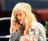 Reese Witherspoon sur le tournage de How do you do ? à Washington le 25 juin 2009