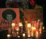 L'étoile de Michael Jackson sur le Boulevard de la gloire à Hollywood le 26 juin 2009
