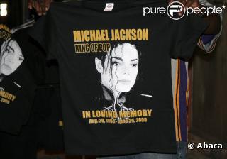 L'étoile de Michael Jackson sur le Boulevard de la gloire à Hollywood le 26 juin 2009
