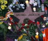 L'étoile de Michael Jackson sur le Boulevard de la gloire à Hollywood le 26 juin 2009
