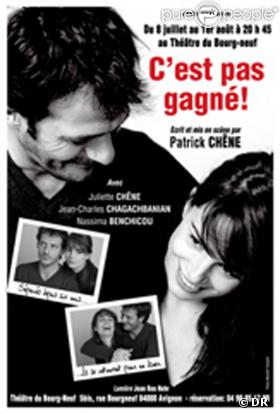Affiche de  C'est pas gagné , avec Juliette Chêne et Jean-Charles Chagachbanian