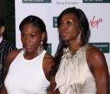 Venus Williams et Serena Williams à la soirée pré-Wimbledon à Londres