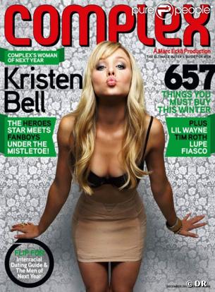 Kristen Bell en couverture du magazine Complex