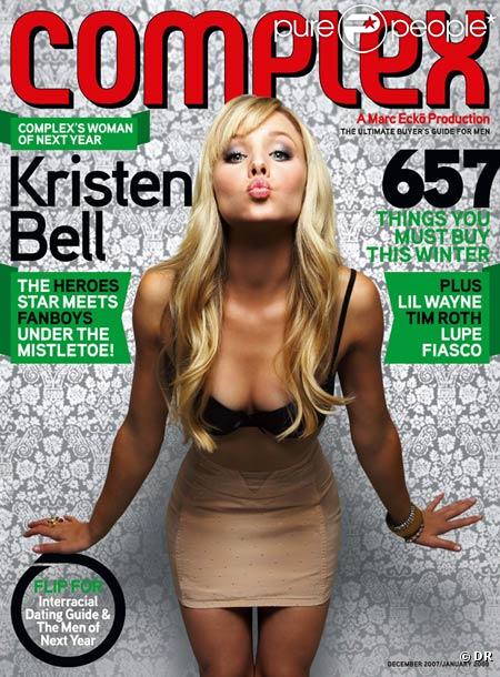Kristen Bell en couverture du magazine Complex