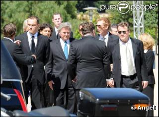 Les bouleversantes obsèques de Farrah Fawcett, qui se sont déroulées en la cathédrale Notre-Dame-des-Anges, à Los Angeles, le 29 juin 2009.