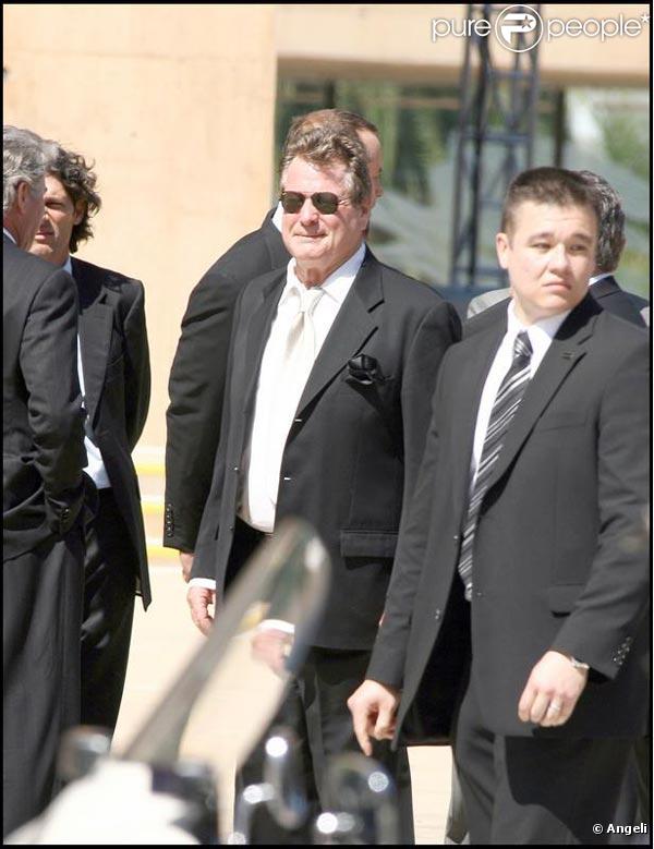 Les bouleversantes obsèques de Farrah Fawcett, qui se sont déroulées en la cathédrale Notre-Dame-des-Anges, à Los Angeles, le 29 juin 2009.