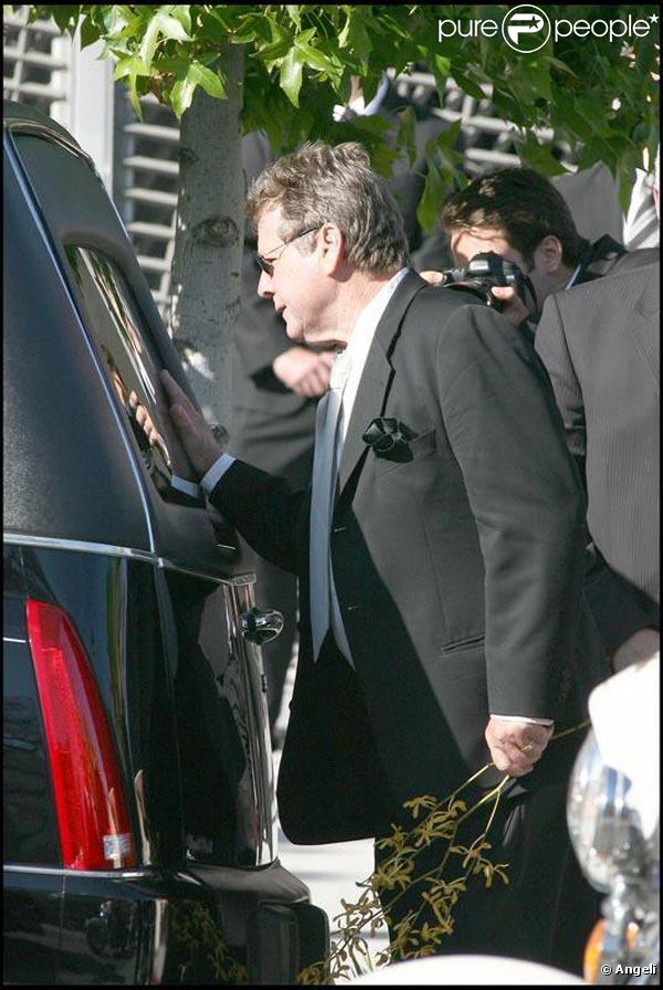 Les bouleversantes obsèques de Farrah Fawcett, qui se sont déroulées en la cathédrale Notre-Dame-des-Anges, à Los Angeles, le 29 juin 2009.