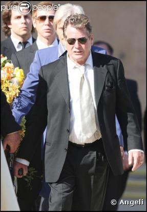 Les bouleversantes obsèques de Farrah Fawcett, qui se sont déroulées en la cathédrale Notre-Dame-des-Anges, à Los Angeles, le 29 juin 2009.