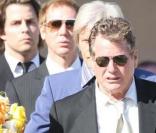 Les bouleversantes obsèques de Farrah Fawcett, qui se sont déroulées en la cathédrale Notre-Dame-des-Anges, à Los Angeles, le 29 juin 2009.