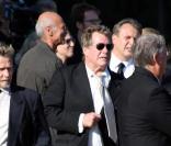 Les bouleversantes obsèques de Farrah Fawcett, qui se sont déroulées en la cathédrale Notre-Dame-des-Anges, à Los Angeles, le 29 juin 2009.