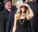 Les bouleversantes obsèques de Farrah Fawcett, qui se sont déroulées en la cathédrale Notre-Dame-des-Anges, à Los Angeles, le 29 juin 2009.