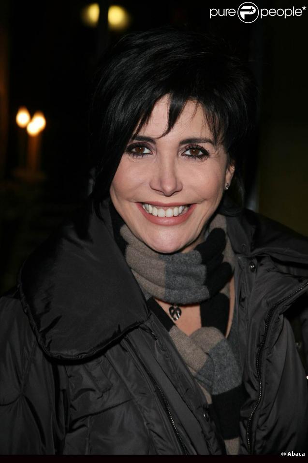Liane Foly en tournage de 
