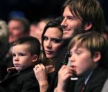 David et Victoria Beckham en décembre 2010 