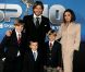 David et Victoria Beckham entourés de leurs beaux enfants
