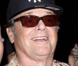 Jack Nicholson, lors d'un match de baseball des Yankees, à New York, le 2 juillet 2009 !