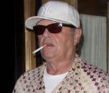 Jack Nicholson, lors d'un match de baseball des Yankees, à New York, le 2 juillet 2009 !