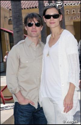 Katie Holmes et Tom Cruise 