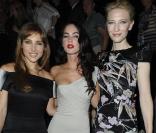 Elsa Pataky, Megan Fox et Cate Blanchett au défilé Armani Privé Haute Couture Automne-Hiver 2009/2010. Palais de Chaillot, le 7 juillet 2009