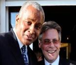 M. Parker et Michel Jauslin, à l'occasion de l'inauguration de la Suite Prestige du Park Hyatt Paris-Vendôme, le 3 juillet 2009 !