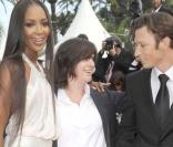 Christophe Rocancourt, Naomi Campbell et Catherine Breillat en 2008 lors du Festival de Cannes