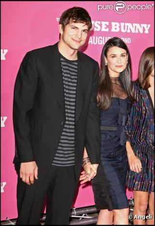 Ashton Kutcher et Demi Moore