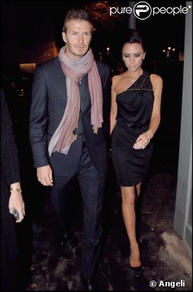 Victoria et David Beckham