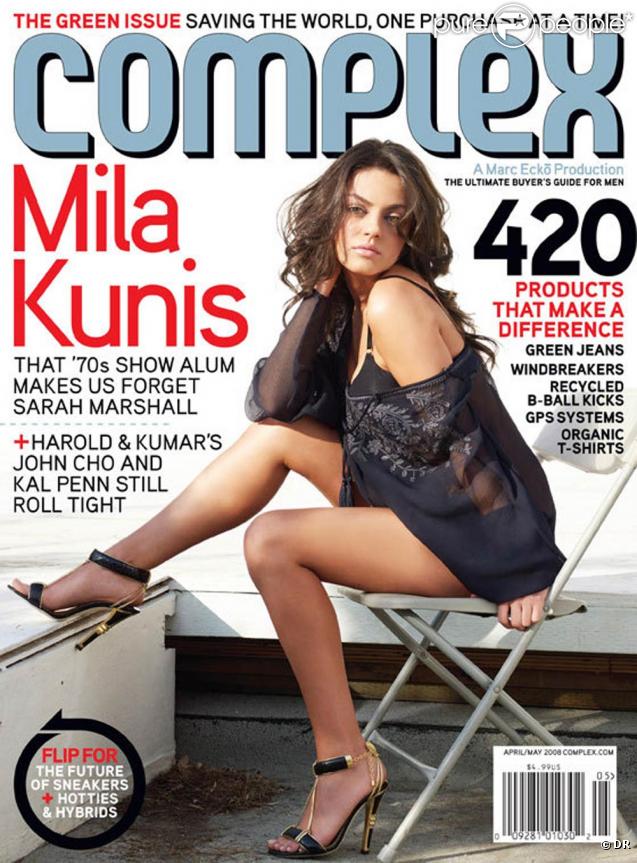 Mila Kunis en couverture de Complex ! 