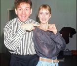 Dorothée et son fidèle acolyte Jacky en 1986 ! Les deux compères continueront l'aventure ensemble avec le Club Dorothée sur TF1 en 1987 