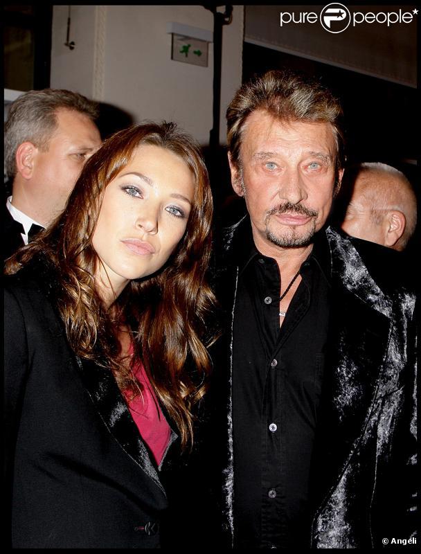 Laura Smet et son père Johnny Hallyday 