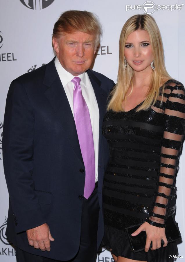 Ivanka Trump et son père Donald Trump 