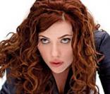 Scarlett Johansson lors du tournage de Iron-Man 2