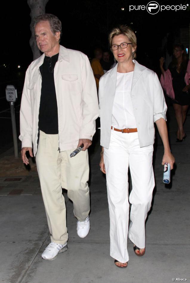 Warren Beatty et Annette Bening le 18 juillet 2009 à Beverly Hills