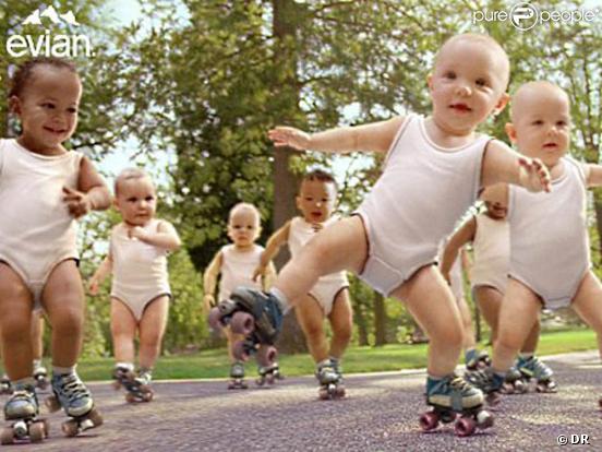 Michael Gracey, réalisateur de la pub Roller babies pour Evian, veut retravailler certaines séquences !