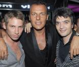 Ora-Ito, Jean-Roch et Thomas Langmann s'éclatent au VIP Room, à Saint-Tropez, le 22 juillet 2009 !