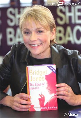 Helen Fielding dédicace Bridget Jones : l'âge de raison en novembre 1999 