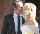 Alexandra Lamy et Jean Dujardin à leur mariage, le 25 juillet 2009.