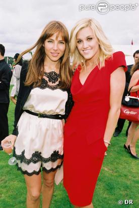Elsa Pataky et Ashley Robert, au Cartier Polo International Day 2009, dans la banlieue Londonienne, le 26 juillet 2009 !
